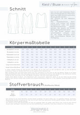 Schnittmuster Bluse Kleid Ava meine Herzenswelt